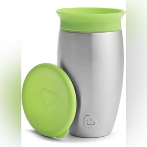 1 Munchkin Miracle 360 Steel Cup 10oz
